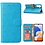 Ntech Samsung Galaxy A14 5G/4G Hoesje met Pasjeshouder – bookcase Portemonnee – Blauw
