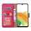 Ntech Hoesje Geschikt Voor Samsung Galaxy A14 5G/4G Hoesje met Pasjeshouder – bookcase Portemonnee – Roze