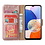 Ntech Hoesje Geschikt Voor Samsung Galaxy A14 5G /4G Hoesje met Pasjeshouder - bookcase Portemonnee – Met 2x Screenprotector / gehard glas – Rosegoud