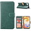 Ntech Samsung Galaxy A04 Hoesje met Pasjeshouder – Bookcase – groen