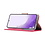 Ntech Hoesje Geschikt Voor Samsung Galaxy S23 Hoesje met Pasjeshouder - bookcase – Met 2x Screenprotector / gehard glas – Roze