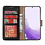 Ntech Hoesje Geschikt Voor Samsung Galaxy S23 Hoesje met Pasjeshouder - bookcase – Met 2x Screenprotector / gehard glas – Zwart