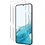 Ntech Hoesje Geschikt Voor Samsung Galaxy S23 Plus Hoesje met Pasjeshouder - bookcase – Met 2x Screenprotector / gehard glas – Blauw