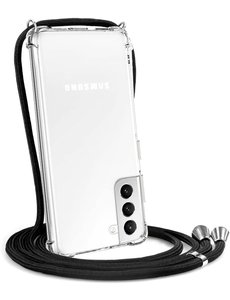 Ntech Samsung Galaxy S23 Plus transparant Siliconen hoesje met koord