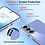 Ntech Hoesje Geschikt Voor Samsung Galaxy S23 Hoesje transparant Anti Shock silicone Backcover Met Screenprotector gehard glas – 2 Pack