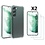 Ntech Hoesje Geschikt Voor Samsung Galaxy S23 Plus Hoesje transparant Anti Shock silicone Backcover Met Screenprotector gehard glas – 2 Pack