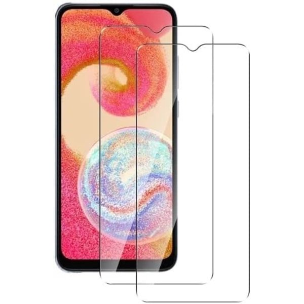 Ntech Screenprotector Geschikt voor Samsung Galaxy A04E screenprotector Beschermglas - Screenprotector Geschikt voor Samsung Galaxy M04 screen protector glas - Screenprotector Geschikt voor Samsung Galaxy F04 - 2 stuks
