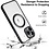 Ntech Hoesje Geschikt voor iPhone 13 Pro – Met Magnetisch Ring Magesafe compatibel backcover – Lens beschermer – Transparant / Zwart