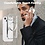 Ntech Hoesje Geschikt voor iPhone 13 – Met Magnetisch Ring Magesafe compatibel backcover – Lens beschermer – Transparant / Zilver