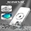Ntech Hoesje Geschikt voor iPhone 13 – Met Magnetisch Ring Magesafe compatibel backcover – Lens beschermer – Transparant / Zilver