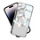 Ntech Hoesje Geschikt voor iPhone 12 Pro Max – Met Magnetisch Ring Magesafe compatibel backcover – Lens beschermer – Transparant / Zilver