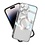 Ntech Hoesje Geschikt voor iPhone 12 Pro Magsafe hoes backcover – Lens beschermer – Transparant / Zilver