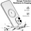 Ntech Hoesje Geschikt voor iPhone 12 Pro Magsafe hoes backcover – Lens beschermer – Transparant / Zilver