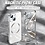 Ntech Hoesje Geschikt voor iPhone 12 Pro Magsafe hoes backcover – Lens beschermer – Transparant / Zilver