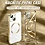 Ntech Hoesje Geschikt voor iPhone 12 Pro Magsafe hoes backcover – Lens beschermer – Transparant / Goud