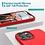 Ntech Hoesje Geschikt voor iPhone 14 Pro – Liquid siliconen backcover met 2x glazen screenprotector en camera lens protector – Rood