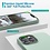 Ntech Hoesje Geschikt voor iPhone 14 Pro – Liquid siliconen backcover met 2x glazen screenprotector en camera lens protector – Mint Groen