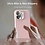 Ntech Hoesje Geschikt voor iPhone 14 Pro Max – Liquid siliconen backcover met 2x glazen screenprotector en camera lens protector – Licht Roze