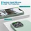 Ntech Hoesje Geschikt voor iPhone 14 Pro Max – Liquid siliconen backcover met 2x glazen screenprotector en camera lens protector – Mint Groen