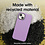 Ntech Hoesje Geschikt voor iPhone 14 - zacht siliconen - Liquid Backcover – Lila