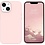 Ntech Hoesje Geschikt voor iPhone 14 - zacht siliconen - Liquid Backcover – Zand Roze