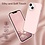 Ntech Hoesje Geschikt voor iPhone 14 - zacht siliconen - Liquid Backcover – Zand Roze