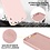 Ntech Hoesje Geschikt voor iPhone 14 - zacht siliconen - Liquid Backcover – Zand Roze