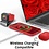 Ntech Hoesje Geschikt voor iPhone 14 Plus - zacht siliconen - Liquid Backcover - Rood