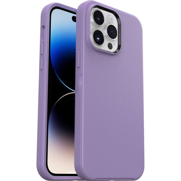 Ntech Hoesje Geschikt voor iPhone 14 Pro - zacht siliconen - Liquid Backcover - Lila