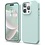 Ntech Hoesje Geschikt voor iPhone 14 Pro - zacht siliconen - Liquid Backcover – mint