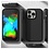 Ntech Hoesje Geschikt voor iPhone 14 Pro Max - zacht siliconen - Liquid Backcover - Zwart