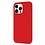 Ntech Hoesje Geschikt voor iPhone 14 Pro Max - zacht siliconen - Liquid Backcover - Rood
