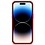 Ntech Hoesje Geschikt voor iPhone 14 Pro Max - zacht siliconen - Liquid Backcover - Rood