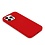 Ntech Hoesje Geschikt voor iPhone 14 Pro Max - zacht siliconen - Liquid Backcover - Rood