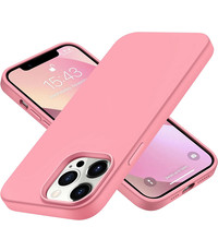 Ntech iPhone 14 Pro Max siliconen hoesje liquid