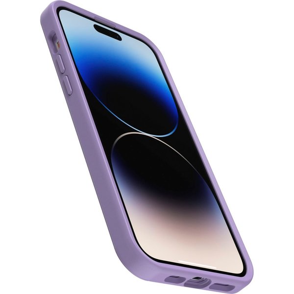 Ntech Hoesje Geschikt voor iPhone 14 Pro Max - zacht siliconen - Liquid Backcover - Lila
