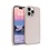 Ntech Hoesje Geschikt voor iPhone 14 Pro Max - zacht siliconen - Liquid Backcover - zand roze