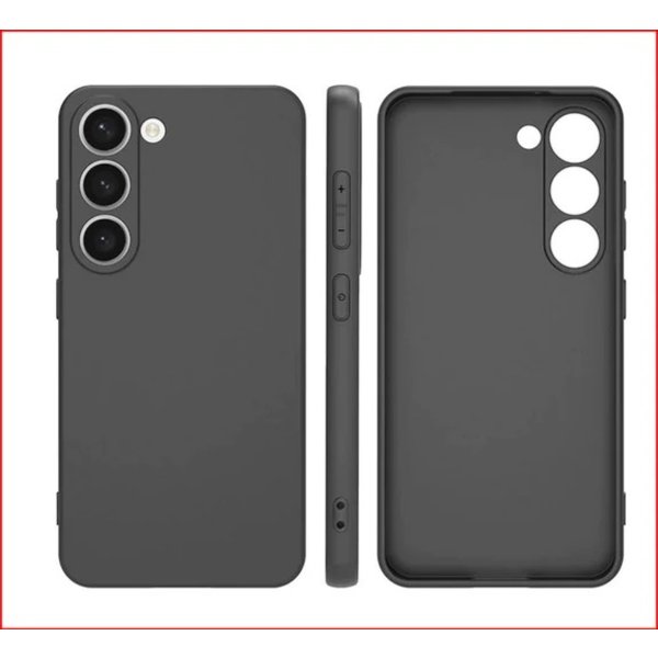 Ntech Hoesje Geschikt Voor Samsung Galaxy S23 Pro TPU hoesje – soft silicone Backcover - Zwart