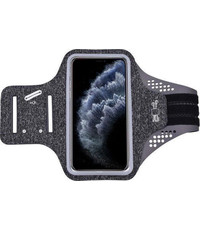 Ntech Geschikt voor iPhone 11 Pro hardloop armband van stof