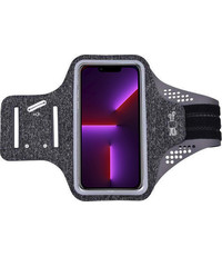Ntech Geschikt voor iPhone 13 Pro hardloop armband van stof