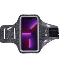 Ntech Geschikt voor iPhone 13 Pro max hardloop armband van stof