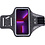 Ntech Geschikt voor iPhone 13 Pro max hardloop telefoonhouder – armband - sportband - van stof - Zwart
