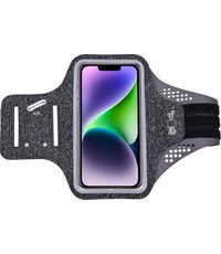 Ntech Geschikt voor iPhone 14 plus hardloop armband van stof