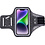 Ntech Geschikt voor iPhone 14 plus hardloop telefoonhouder – armband - sportband - van stof - Zwart