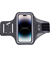 Ntech Geschikt voor iPhone 14 Pro Max hardloop armband van stof