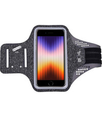 Ntech Geschikt voor iPhone SE 2022 2 hardloop armband van stof