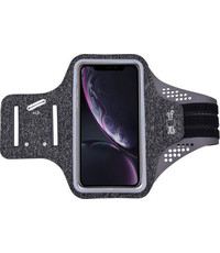 Ntech Geschikt voor iPhone Xr hardloop armband van stof