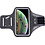 Ntech Geschikt voor iPhone Xs hardloop telefoonhouder – armband - sportband - van stof - Zwart
