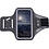 Ntech Hoesje Geschikt voor Nokia G21 hardloop telefoonhouder – armband - sportband - van stof - Zwart