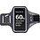Ntech Hoesje Geschikt voor Nokia G60 5G hardloop telefoonhouder – armband - sportband - van stof - Zwart
